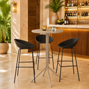 Ver imagem 1 de Mesa para Jardim Redonda Bistrô Gávea Bege/Fendi