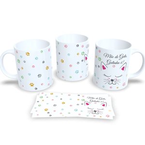 Caneca Fofa de Gato – Presente Perfeito para Pet Lovers