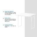 Ver imagem 3 de Mesa Dobrável para até 4 Lugares Branca Carraro