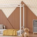 Ver imagem 6 de Cama Infantil Fortaleza Branco/Acetinado
