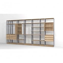 Closet Guarda Roupa 3 Arm. 3 Gav. Linha Clothes - 4 Closet Guarda Roupa 3 Arm. 3 Gav. Linha Clothes - 4