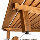 Ver mais imagens de Chaise Long Paradise Ref.310 Yescasa Marrom/Nogueira