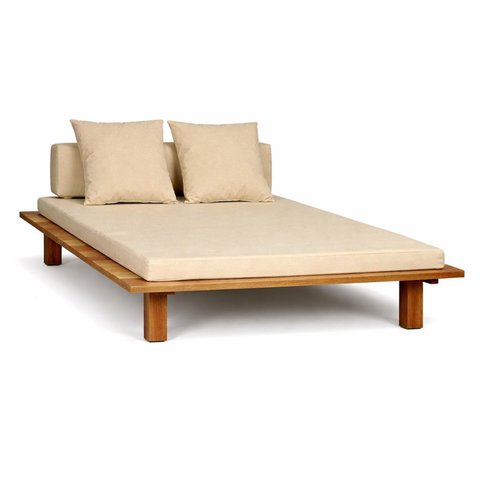 Chaise Long Paradise Ref.310 Yescasa Marrom/Nogueira