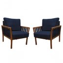 Ver imagem 1 de Kit 2 Poltronas Decorativa Luxo Califórnia Dora Bela 129