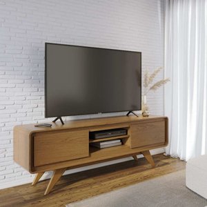 Rack P/ Tv Channel com 1,50 de Largura e Portas Basculantes - Nature