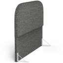 Ver imagem 6 de Cabeceira Cama Box Casal 140cm Orgânica Lanna W01 Linho Mescla Chumbo - Lyam Decor