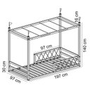Ver imagem 3 de Cama Infantil Madeira Maciça 97cmx197cm Fortaleza