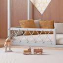 Ver mais imagens de Cama Infantil Madeira Maciça 97CMX197CM Fortaleza Cinza/Prata Fina