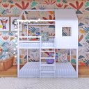 Ver imagem 4 de Beliche Infantil Casinha Janelinha