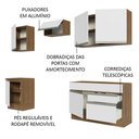 Ver mais imagens de Armário De Cozinha Completa 240Cm Rustic/Branc Glamy Madesa