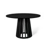 Mesa de Jantar Redonda Talia 120cm - Preta - 1