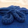 Rede de Dormir Jeans Mesclado Azul com Preto - 4