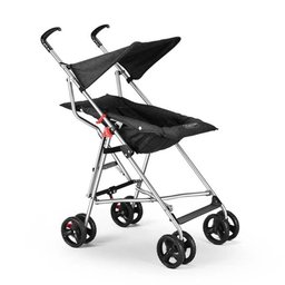 Carrinho Pocket com Guarda-Chuva BB327 Preto - Multikids - 2