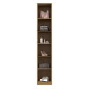Ver imagem 3 de Guarda Roupa Modular 1 Porta com Prateleiras 35cm Altezza Trend Belmax:freijó/titânio