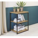 Ver imagem 1 de Mesa De Apoio Estilo Industrial LI004 Freijo Preto Kappesberg