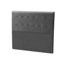 Ver imagem 2 de Cabeceira Cama Box King Size Estofada Madeira Paris:cinza