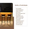 Painel Ripado Autocolante Mdf Freijó 45x11cm Kit 30 Placas Revestimento Decorativo Parede - 10