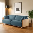 Ver imagem 1 de Sofá Fixo 4 Lugares Luxo 250cm Arthur