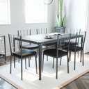 Ver imagem 2 de Mesa de Jantar 160cm x 90cm Rio Cinza/Cimento Queimado