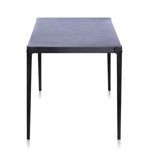 Mesa de Jantar 160cm x 90cm Rio Cinza/Cimento Queimado