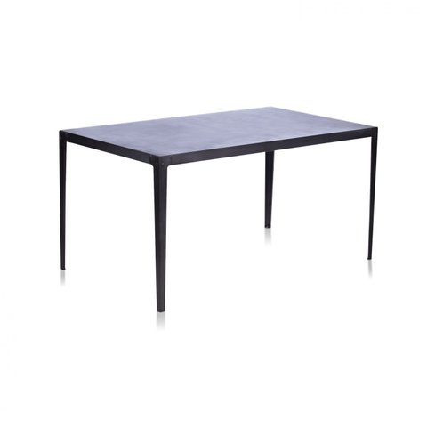Mesa de Jantar 185cm x 90cm Rio Cinza/Cimento Queimado