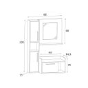 Ver imagem 3 de Conjunto de Gabinete e Espelheira para Banheiro