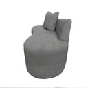 Ver imagem 4 de Namoradeira Sofá Feijão Hana Orgânica Linho Cinza