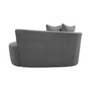 Ver imagem 6 de Namoradeira Sofá Feijão Hana Orgânica Linho Cinza