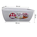 Ver imagem 4 de Jardineira Oxford 24 (24x13x10) Cor Granito Okla