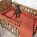 Ver imagem 1 de Trança Protetora para Berço e Cama Percal Terracota