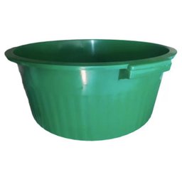 Bacia Canelada 40l - Plástica, Verde, Arqplast - 1