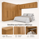 Ver imagem 5 de Guarda Roupa Modulado Dallas 7 Módulos 12 Portas 3 Gavetas