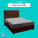 Ver imagem 4 de Kit Cabeceira + Cama Box + Colchão Casal D33 Iso100 Ortobom