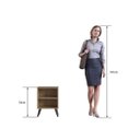 Ver imagem 4 de Mesa de Cabeceira Retrô com Prateleira