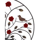 Ver imagem 3 de Painel De Arvore Mandala Com Vaso Em Ferro Rustico Decorativo Para Sala Libertas Rosas Artesanato Ro