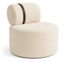 Ver imagem 1 de Poltrona Orgânica Moderna Decorativa para Sala Bouclé:Bouclé Bege