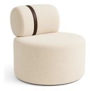 Ver imagem 1 de Poltrona Orgânica Moderna Decorativa para Sala Bouclé:Bouclé Bege