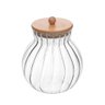 Pote de Vidro com Tampa de Bambu Classic Wolff 700ml - 1