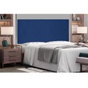 Ver imagem 2 de Cabeceira Painel Aquilla Para Cama Box Casal 140 cm Suede - D’Rossi - Azul Marinho