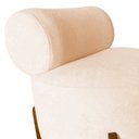 Ver imagem 5 de Kit 2 Poltronas Decorativa Mônaco Couro Bege