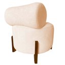 Ver imagem 4 de Kit 2 Poltronas Decorativa Mônaco Couro Bege
