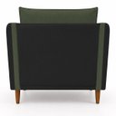 Ver imagem 5 de Poltrona Decorativa Aviv para Sala Escritório Recepção Luxo Linho Premium Easy Clean Corino Premium