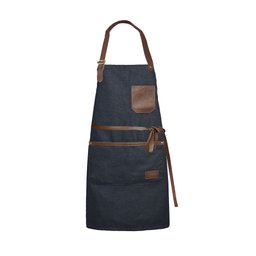 Avental Jeans e Couro Chef de Cozinha Barista Bartender 1un - 2