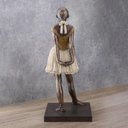 Ver imagem 4 de Estátua Bailarina Decorativa Resina Escultura Elegante 19cm
