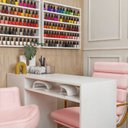 Ver imagem 4 de Mesa Nails Pérola 117x40 Cm com Gaveteiro e Prateleira sem Aspirador