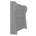 Ver imagem 7 de Cabeceira Casal King Cama Box 195cm Malva I02 Veludo Cinza - Mpozenato