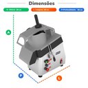 Ver imagem 6 de Multiprocessador de Alimentos 10 Discos Fatiar Cubos Desfiar Ralar MPAE10 Especial 220V - Metvisa