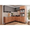 Ver imagem 4 de Armário Aéreo Cozinha Modulado Alpha 2505 Canto Reto C/ 2 Portas 94cm Branco - Carraro