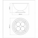 Ver imagem 4 de Champanheira Tramontina Service Aço Inox Suporte 4 Garrafas 36cm 12,4l Tramontina