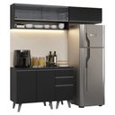 Ver imagem 2 de Armário de Cozinha Compacta 200cm Preto Nice Madesa 14